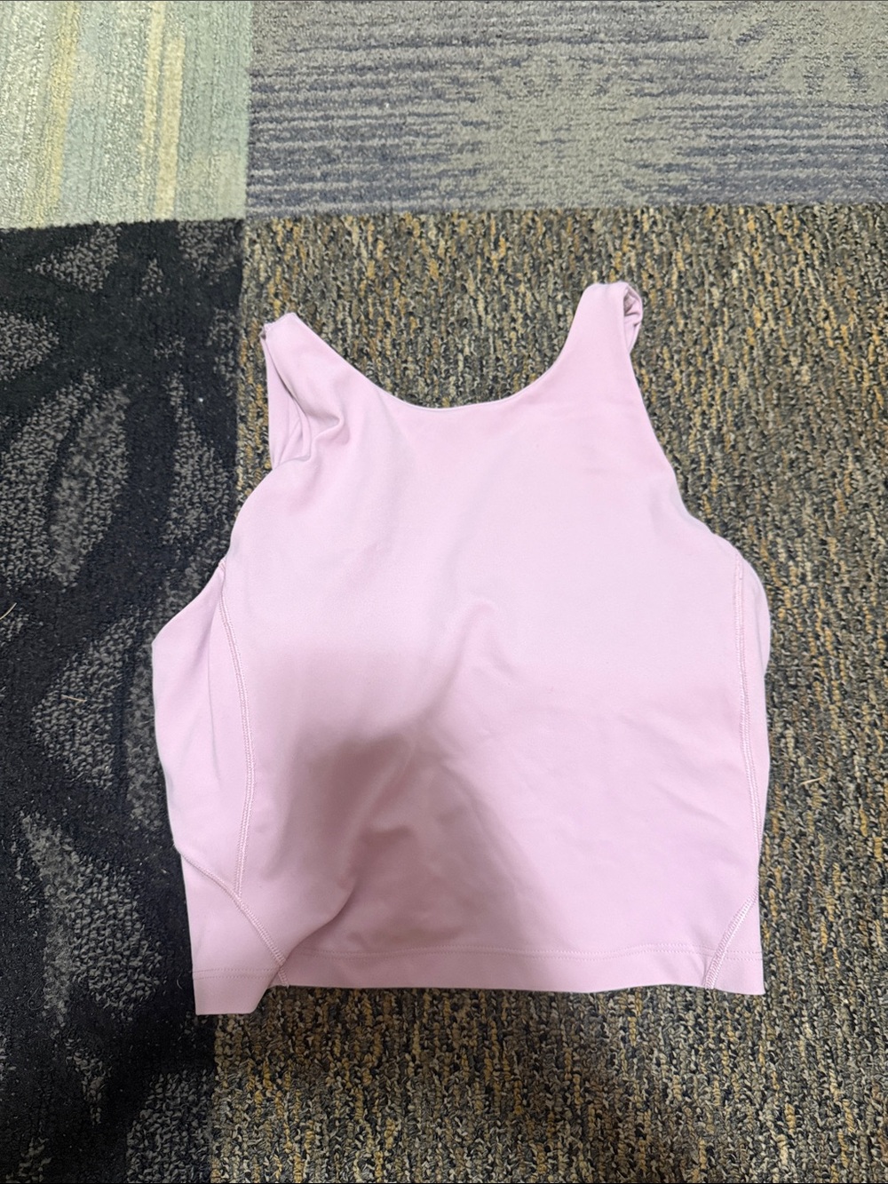 lululemon athletica Light Pink Crop Tank